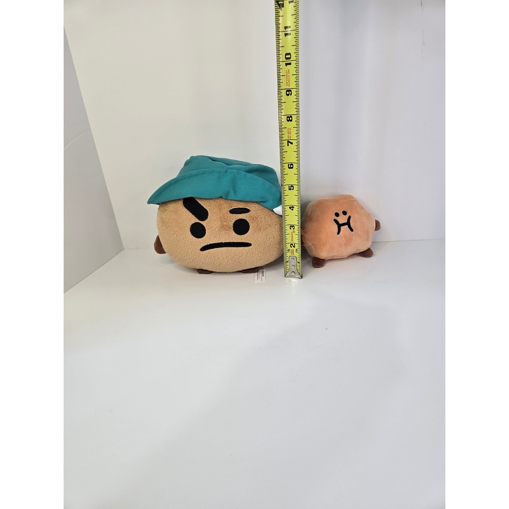 BT21 Shooky Plush with Teal Bucket Hat and Friend Line Friends BTS - Picture 6 of 6